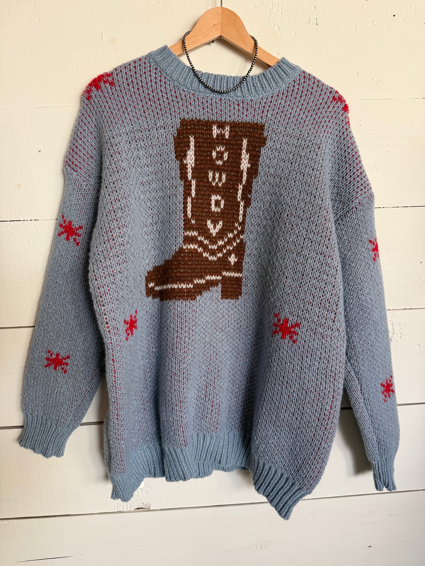 THE COWBOY BLUES SWEATER
