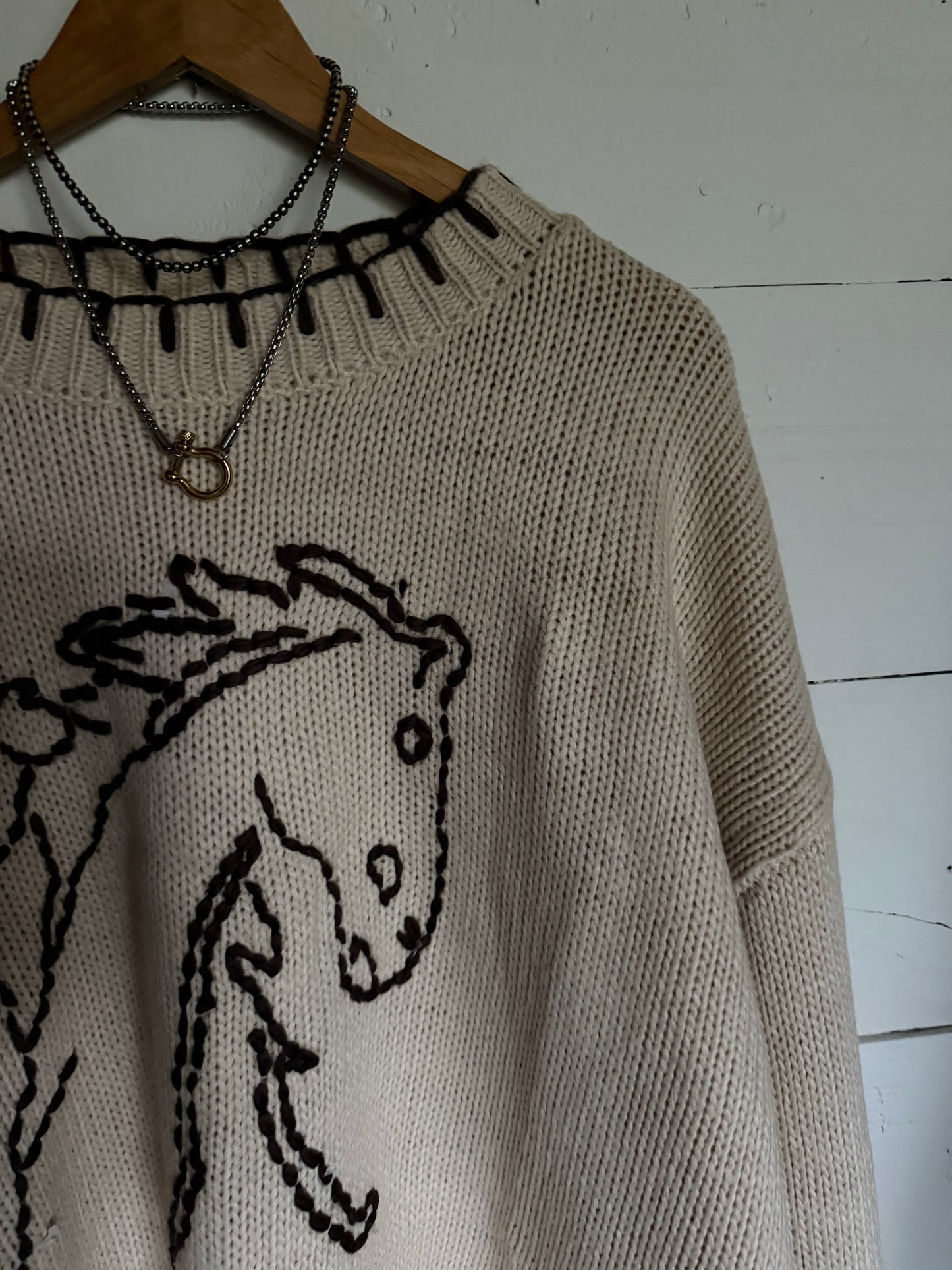 THE CHARLIE HORSE SWEATER