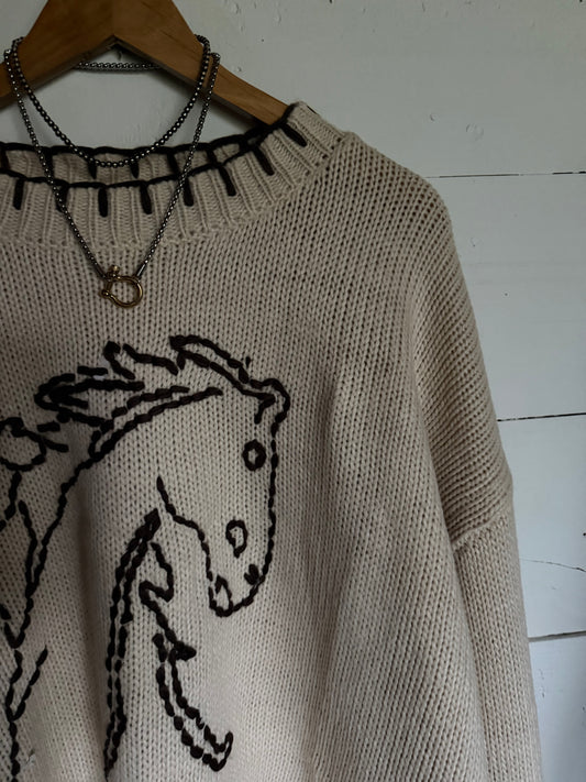 THE CHARLIE HORSE SWEATER