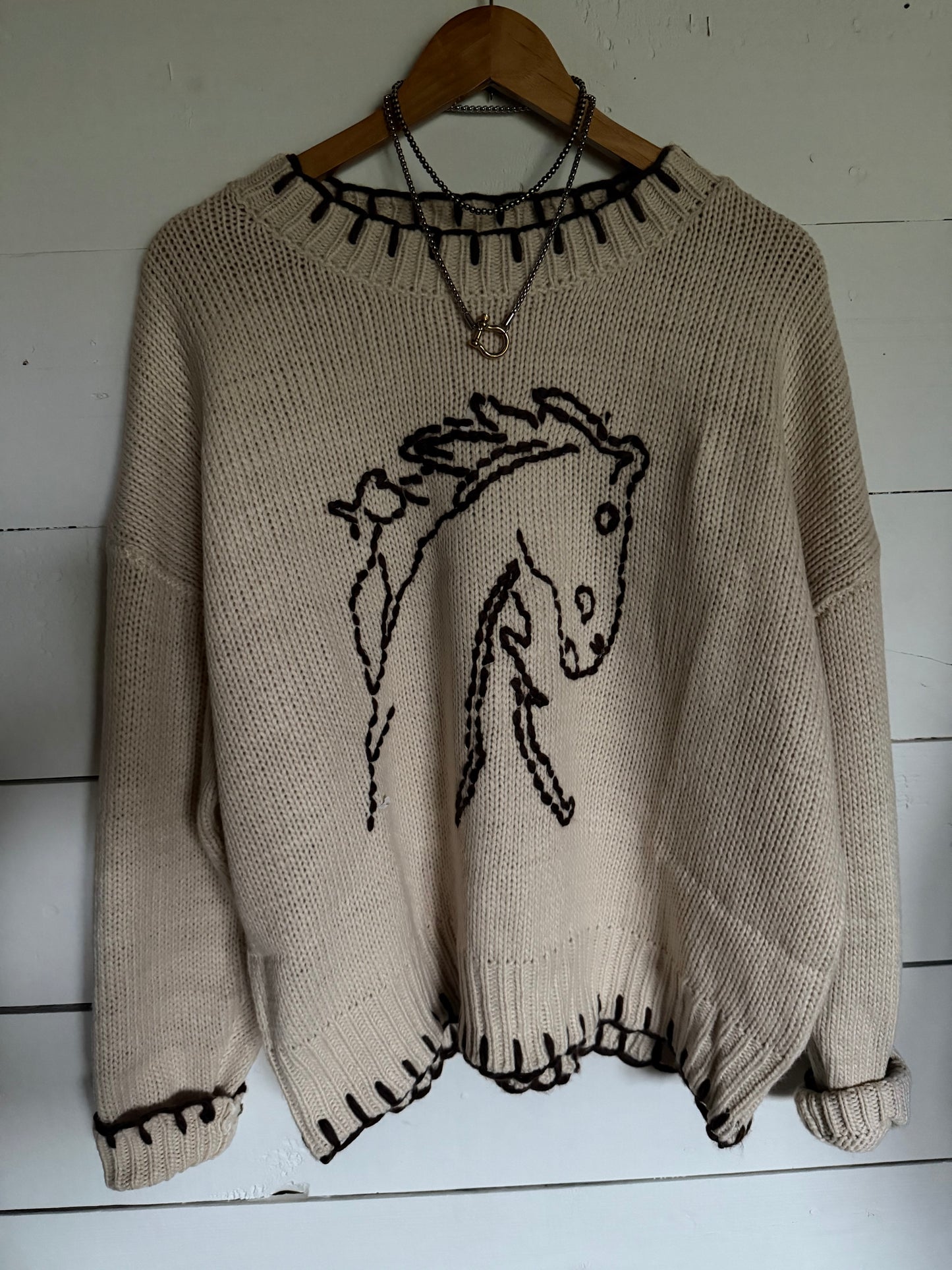 THE CHARLIE HORSE SWEATER